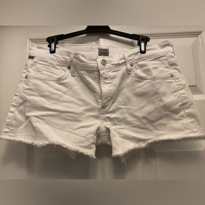Citizens of Humanity White denim shorts